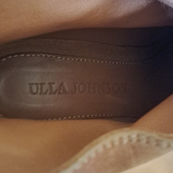 ULLA JOHNSON Womens Light Brown Suede/Leather 3\